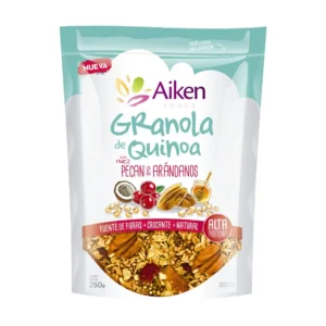 AIKEN GRANOLA QUINOA/PECAN/ARAN X250GR