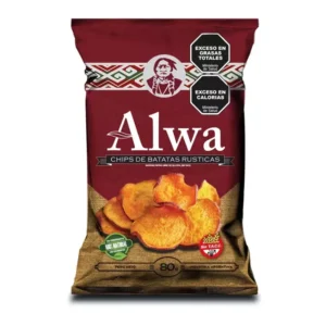 ALWA CHIPS DE BATATAS RUSTICAS X80GR ALWA CHIPS DE BATATAS RUSTICAS X80GR