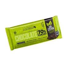 COLONIAL CHOCOLATINA 70% STEVIA
