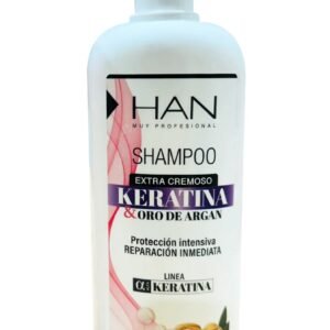 HAN SHAMPOO KERATINA Y ARGAN X500CC