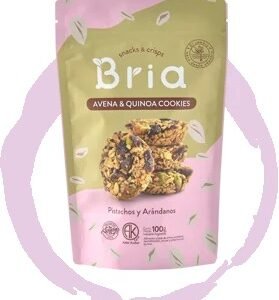 BRIA AVENA Y QUINOA COOKIES PISTACHO