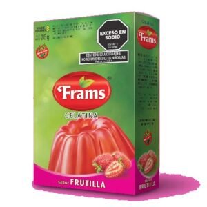 NATURAL FRAMS GELATINA FRUTILLA X26GR